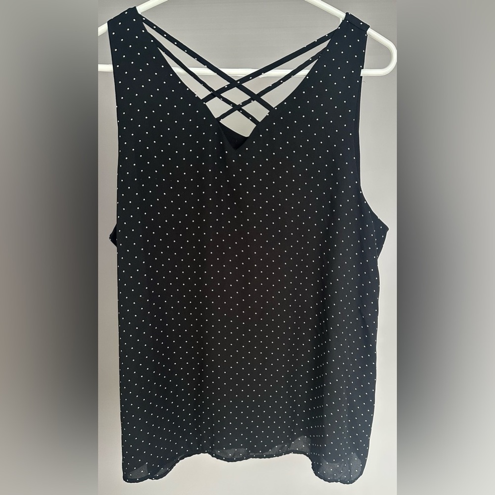 MAURICE’S size 1X Black Sleeveless Tank Top - Picture 2 of 5